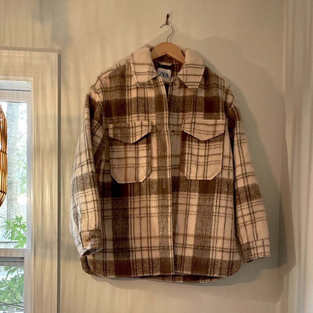 Zara heavyweight shacket